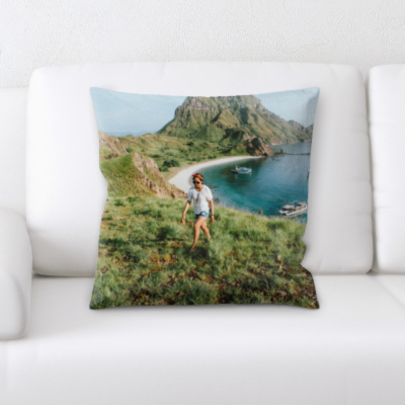 Microsuede Throw Pillow