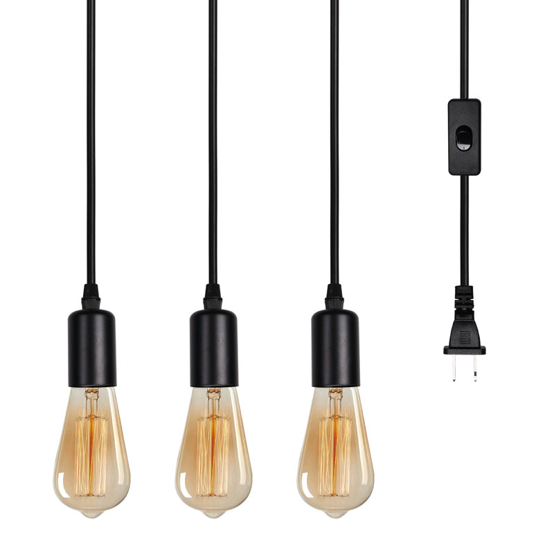Luminaire suspendu 3 lumières Corington
