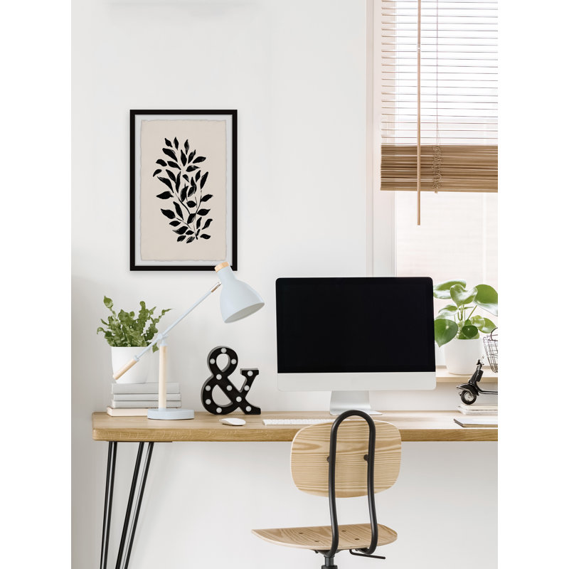 The Leaves Flow by Marmont Hill - Single Picture Frame Painting, 30cm H x 20cm W