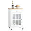 Kugler Solid Wood Top Kitchen Cart-2087964184