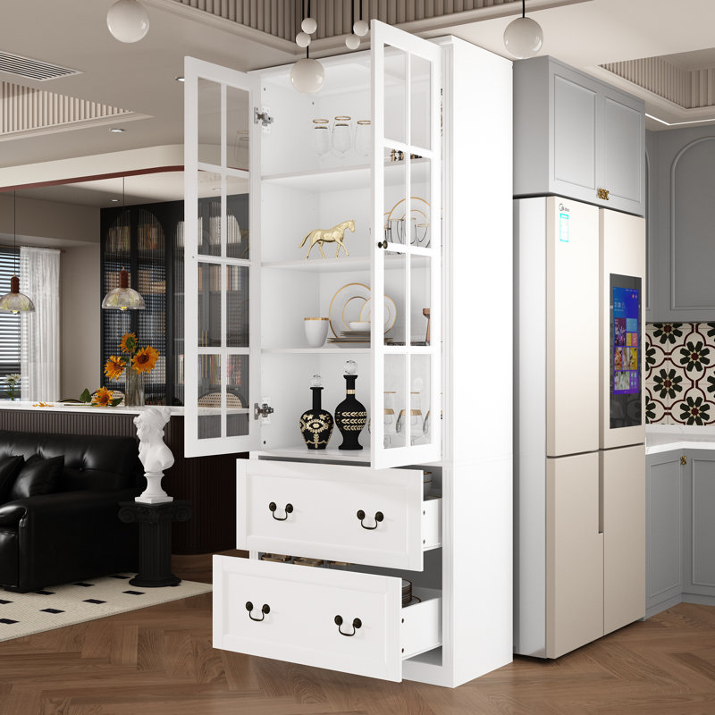 Garde-manger pour la cuisine de 78,7 po, Blanc
