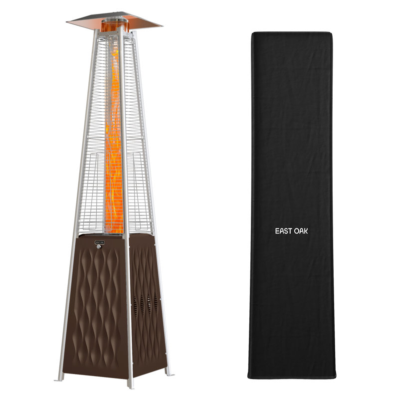 EAST OAK Pyramid Patio Heater Covers with 300D Oxford Fabric, Black