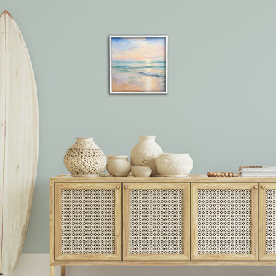 Crashing On The Shore Giclee Art, design by LSR Creative Studio