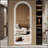 65 X 21 Inch Arch Design LED Full Length Mirror With Dimmable, High Definition, And Explosion-Proof Features, Standing Or Wall-Mounted