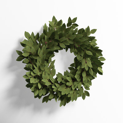 Handcrafted Faux Fabric 24'' Wreath