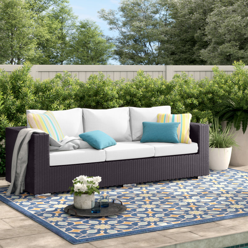 Modway Convene Outdoor Patio Sofa, White