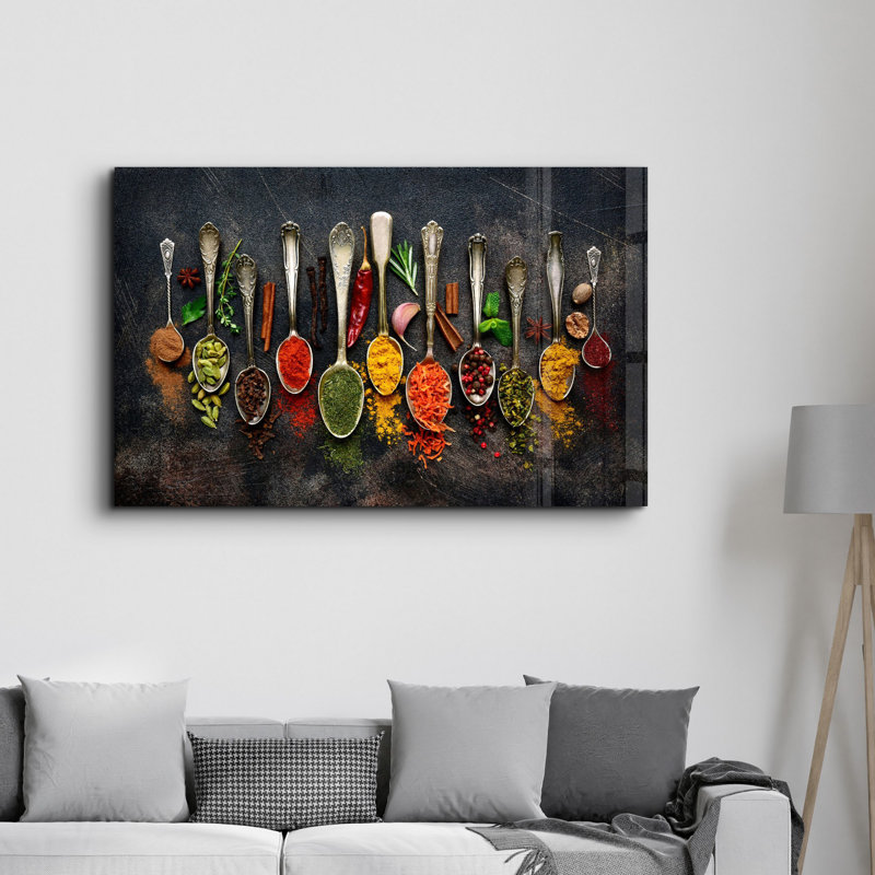 Peinture murale élégante en verre trempé 18,1 po x 28,3 po | 100% verre trempé, épaisseur: 0,16 pouce | Imprimé UV pour des couleurs éclatantes et une durabilité | Parfait pour la décoration intérieure et l'esthétique moderne