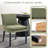 Corduroy Upholstered Solid Wood Dining Chair Side Chair (Set of 6)-105356788