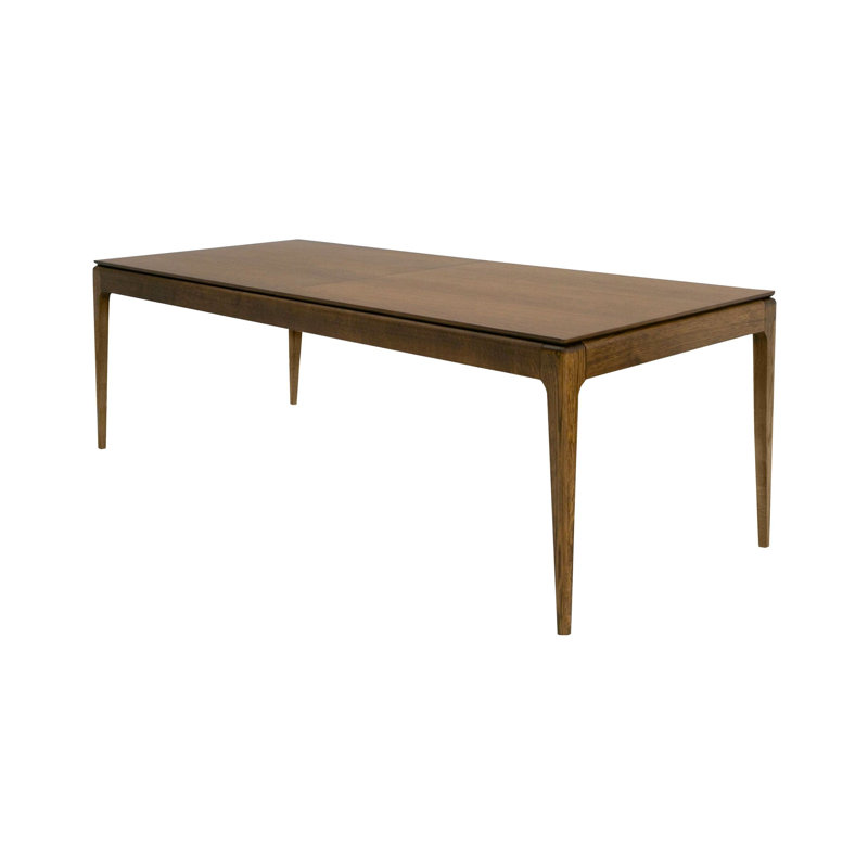 Cid Tiara 96-127 Inch Extendable Dining Table, Rectangular, Brown