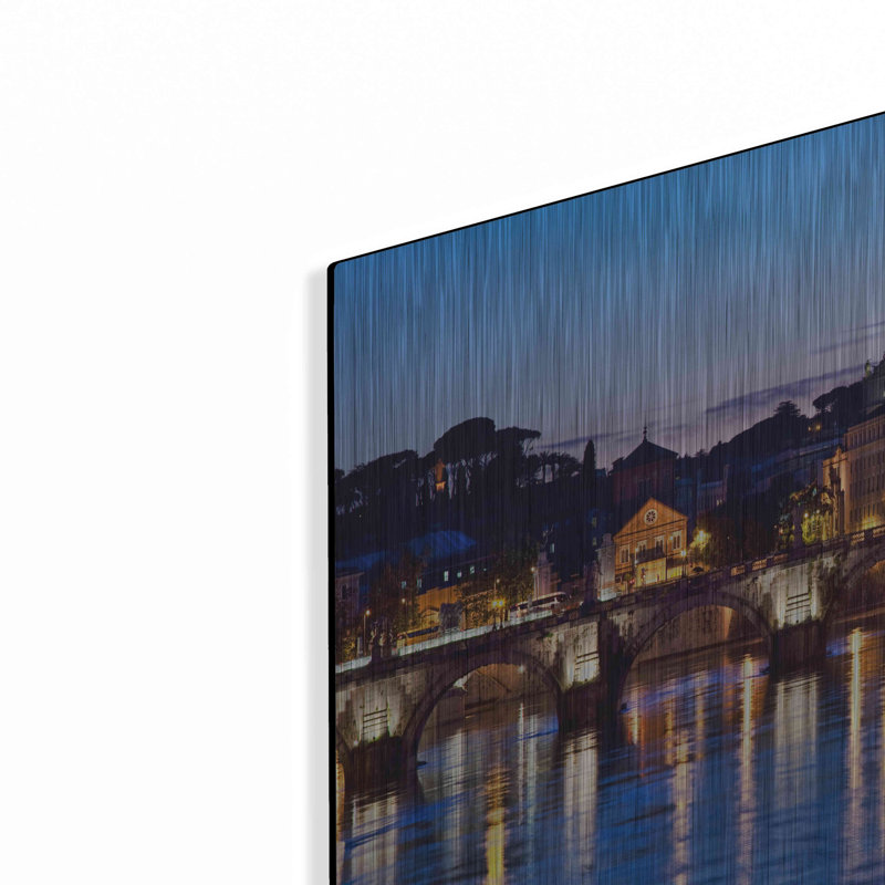 «Evening Reflections», art mural en métal, H 12 po x l 16 po