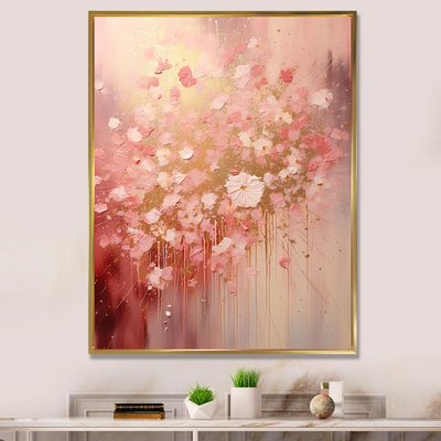 Festival of Pink Fireworks, reproduction d'art sur toile