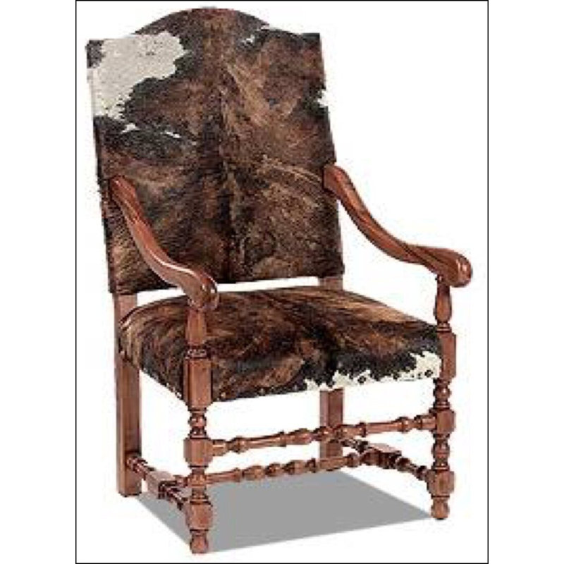 Armchair, Alistair Black, French Dark Chocolate, Old Silver
