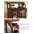 American Style Solid Wood Accent Cabinet