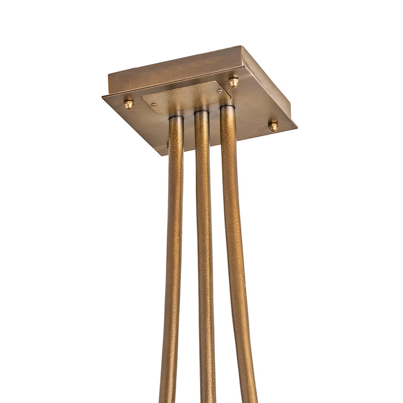 12 - Light Dimmable Modern Linear Chandelier