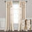 Cotton Blend Semi Sheer Curtain Single Panel-391417526