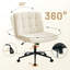Chaise de bureau avec roulettes, chaise de bureau sans accoudoirs avec support lombaire, chaises d'ordinateur pivotantes à 360 ° à hauteur réglable pour salle d'étude de bureau à domicile, sherpa-430161873-430161872