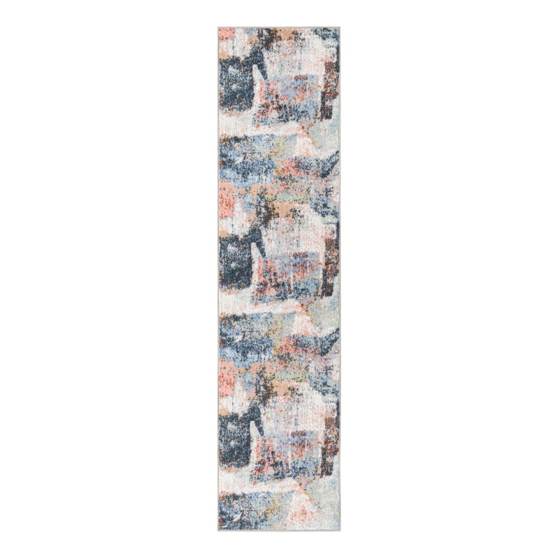 Hankinson Abstract Indoor Rug, Runner 2' x 8'