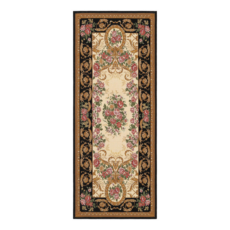 Indoor/Outdoor Traditional Area Rug, Runner 2' x 5'1"