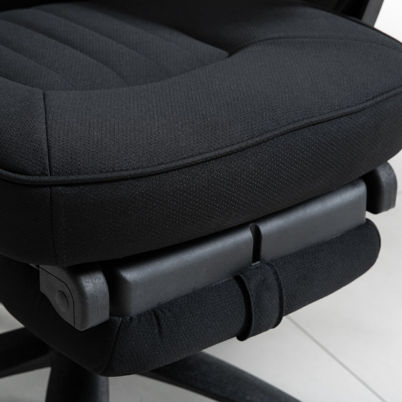 Amarjeet Office Chair with Headrest, Black