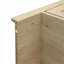 Armoires | Grande armoire de rangement arquée 70,28 po, portes en rotin, 2 tiroirs, tablettes réglables | Farmhouse | Panneau de particules et panneau de fibres à densité moyenne
