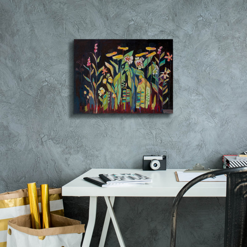 «1» par Staci Marie Swider, art mural sur toile, 54 po x 40 po, H 12 po x l 16 po x P 0,75 po