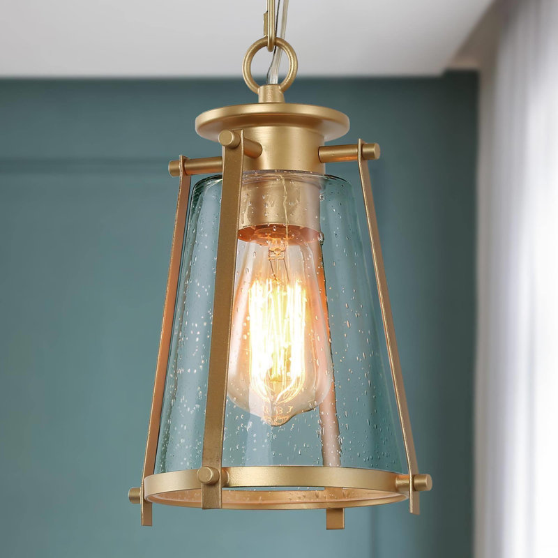 Ceasar 1 - Light Single Cone Small Pendant, Gold