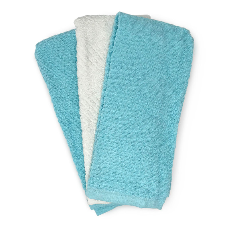Cotton Dish Cloth Kitchen Towel, Blue