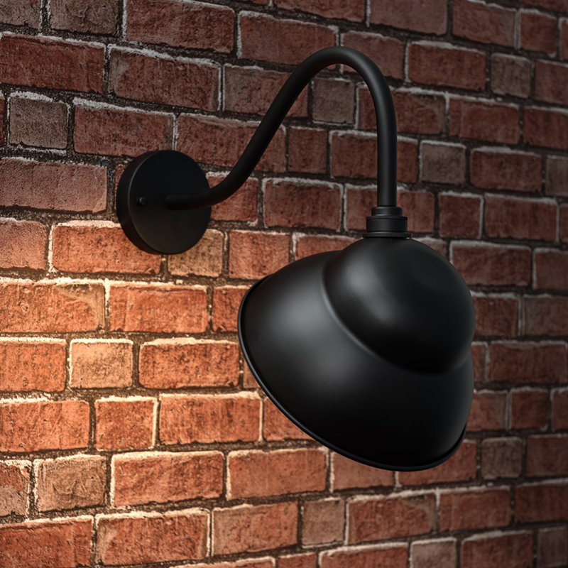 Direen Outdoor Barn Light, Plated, No