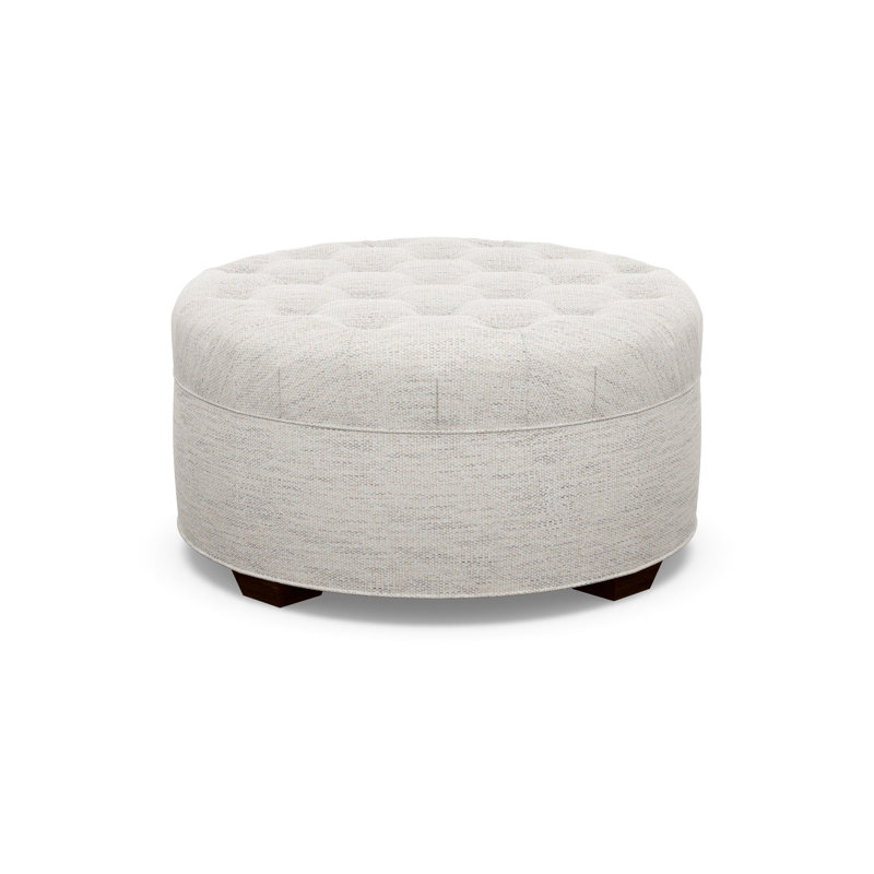 Round Ottoman, Walnut, 3906-73