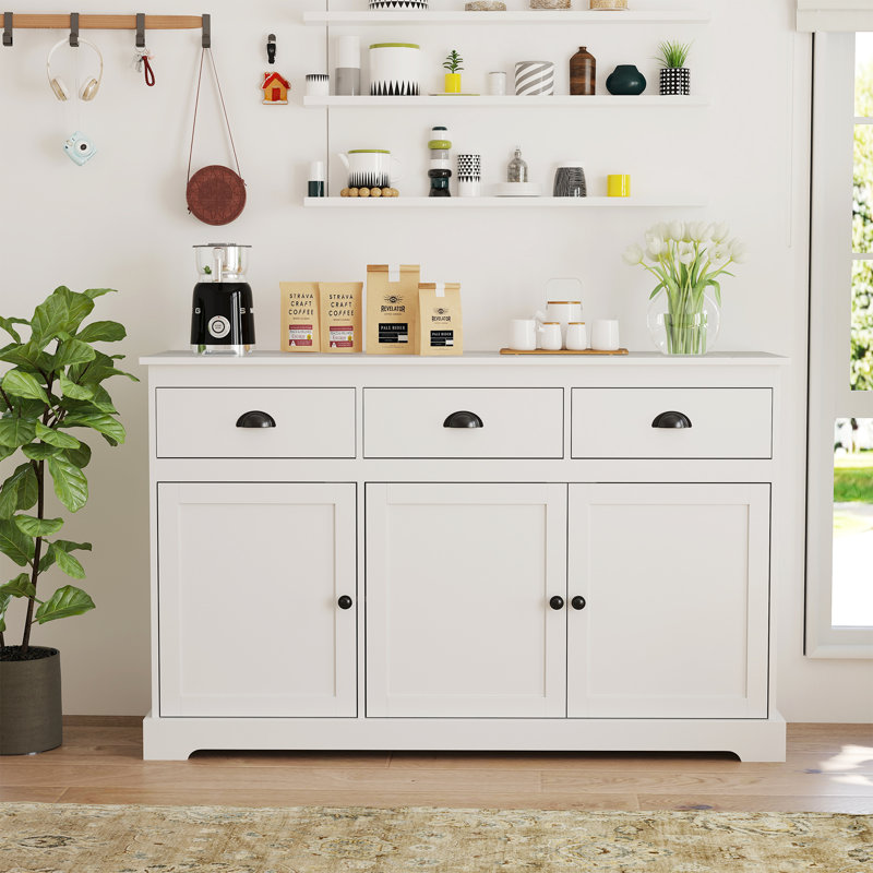 136cm Sideboard, White