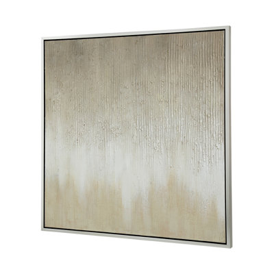 40 po x 40 po Golden Sunshine, reproduction d'art sur toile peinte à la main, décoration murale pour le salon du hall d'entrée