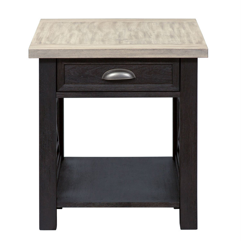 Alim End Table with Storage