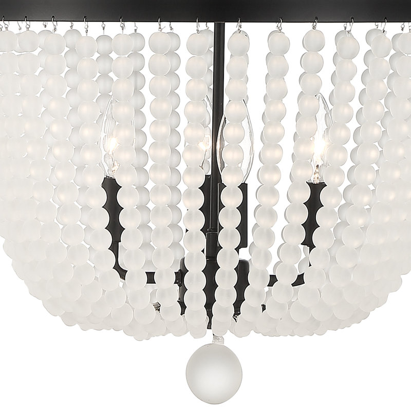 Lustre noir mat 4 lumières Fredrick