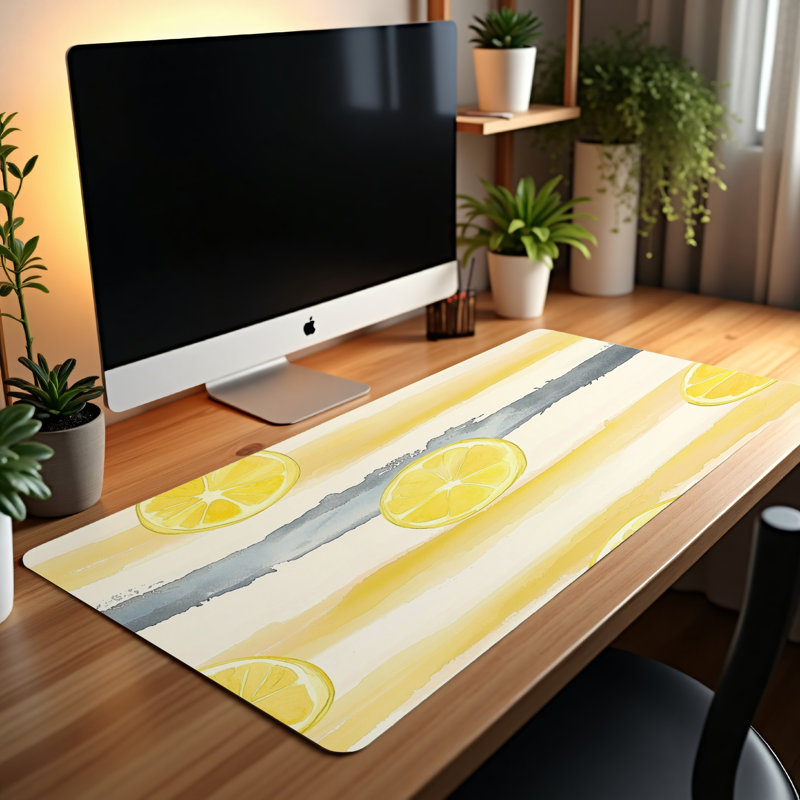 Polyester Desk Pad, 14.4x12.1