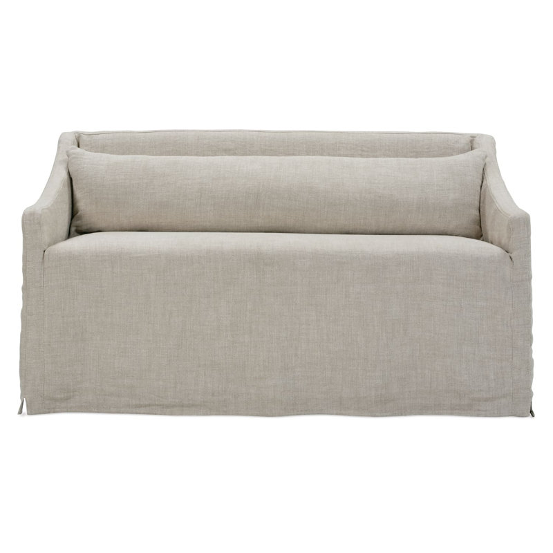 Earth Odessa Slip Dining Banquette, Natural Linen (11615-19)