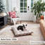 Ghida Holiday Plaid Pillow Dog Bed-1015386222
