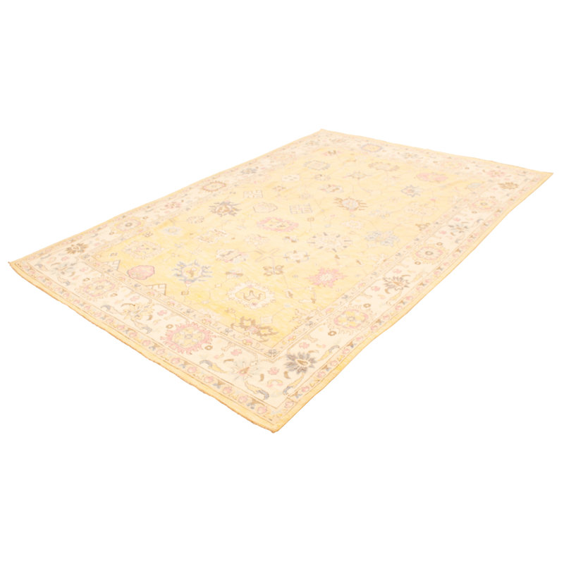 Tapis doré moderne Avleen 9 pi 11 po x 14 pi 1 po Avleen