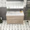 Meuble-lavabo simple 47,25 po avec plateau en acrylique Brandine