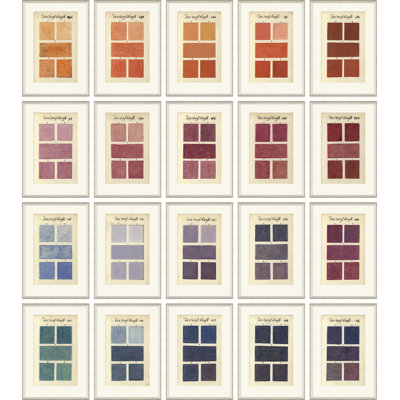 Échantillons de couleur antique