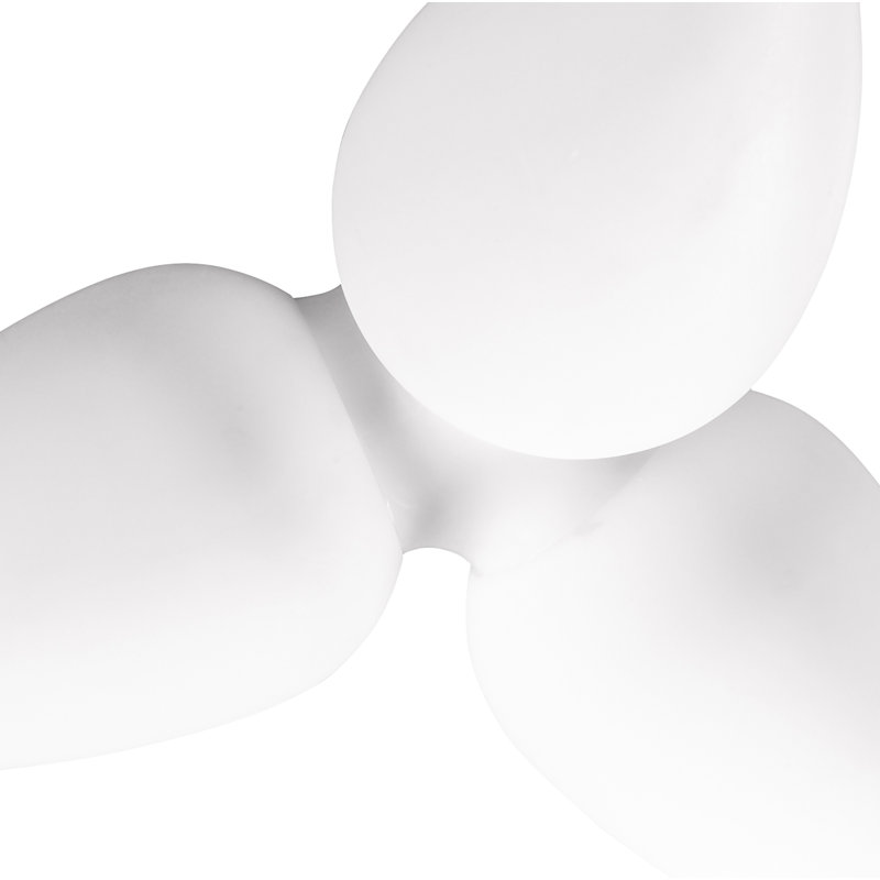 Lamborn White 3 - Bulb 55cm H Integrated LED Outdoor Flush Mount