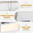 Bookcase Headboard With Charging Station & 2 Led Lights-808041314-808041315