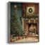 «Christmas Holiday Art», reproduction encadrée en bois massif-1149333567