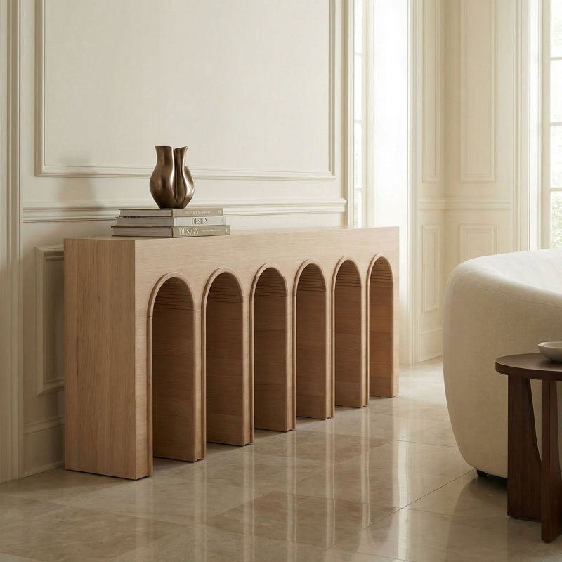 Enzo 83'' W Solid Wood Console Table