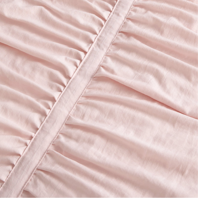 Ensemble d'édredon rose pour lit, Grand lit, Rose