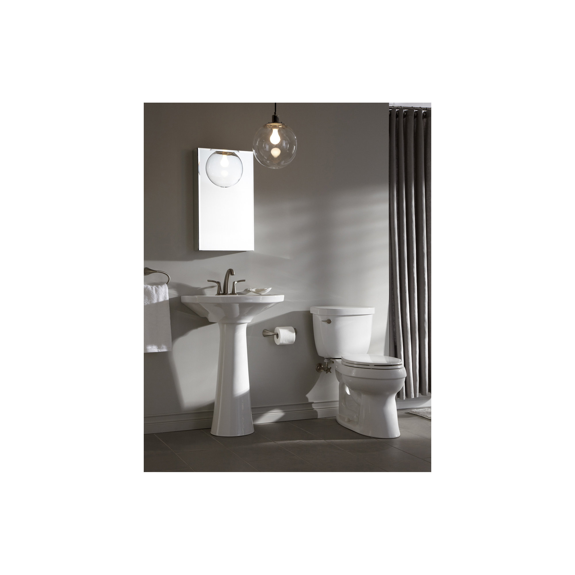 CLC Recessed or Surface Mount Frameless Aluminum Medicine Cabinet Adjustable Shelves, 26" H x 15" W x 4.81" D