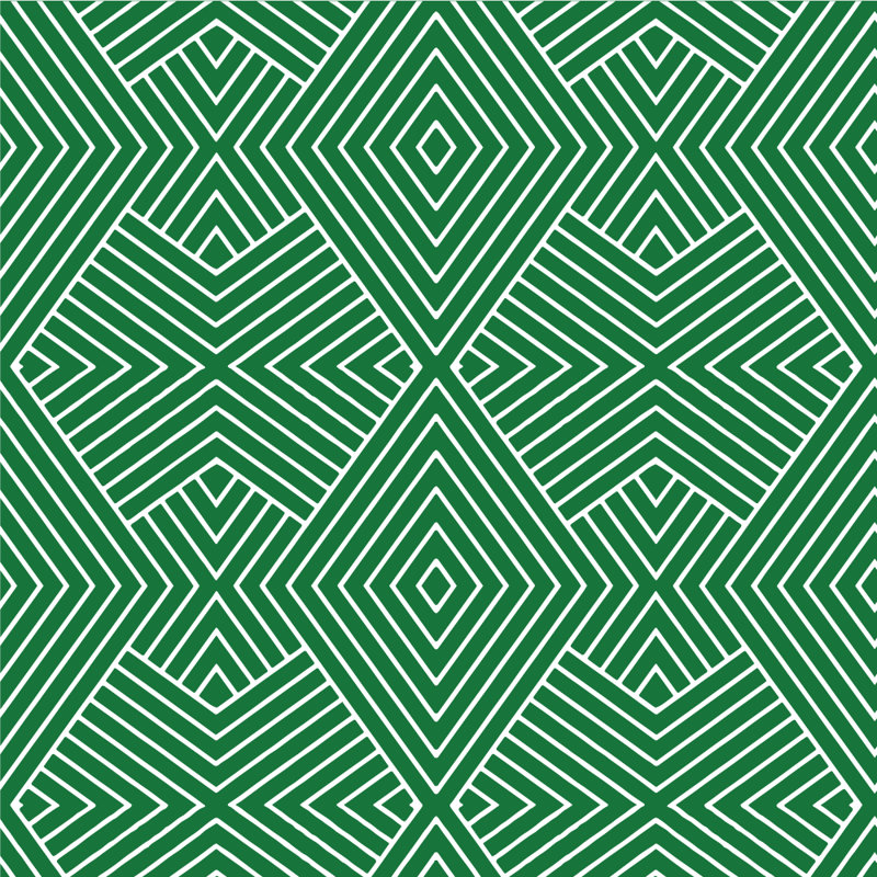 Rouleau de papier peint formation L 10 pi x l 24 po, Verso vert signature, Non encollé, Paper