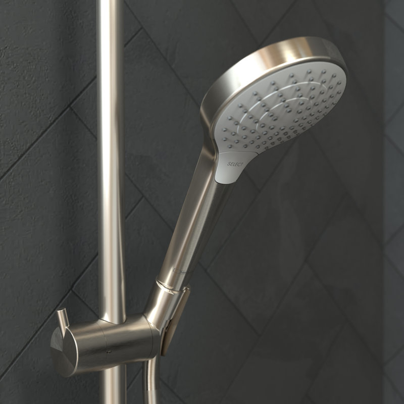Pomme de douche à main multifonctionnelle 2,0 GPM Croma, Nickel brossé, 2.5 GPM 