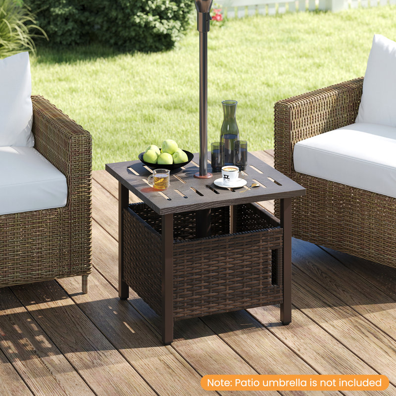 Square 55Cm L Outdoor Side Table