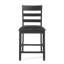 Farmhouse Upholstered Wood Counter Stools (Set Of 2)
