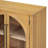 4-Door Large Storage Sideboard Buffet Cabinet With Glass Doors, Arched Cabinet With Adjustable Shelves For Kitchen, Dining Room And Living Room-578977310